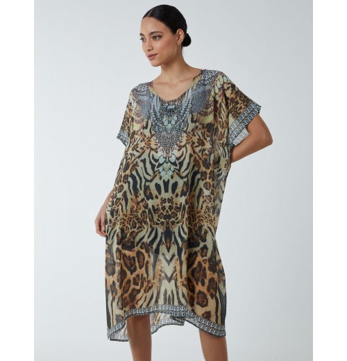 Animal Print Kaftan Animal Print Kaftan