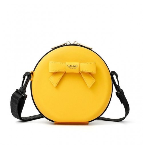 Round Leather Shoulder Bag Round Leather Shoulder Bag