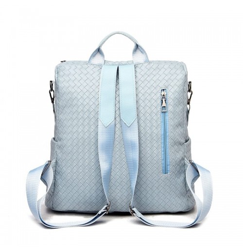 Woven Leather Convertible Backpack Woven Leather Convertible Backpack