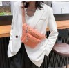 Orange Leather Fanny Pack ERIN Orange Leather Fanny Pack ERIN