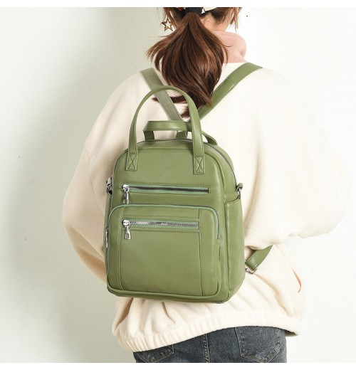 Leather Teal Backpack Leather Teal Backpack