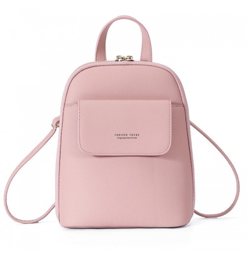 Pink Crossbody Convertible Backpack Pink Crossbody Convertible Backpack