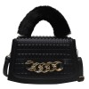 Faux Fur Chain Shoulder Bag Faux Fur Chain Shoulder Bag