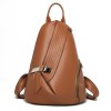 Leather Triangle Backpack ERIN Leather Triangle Backpack ERIN