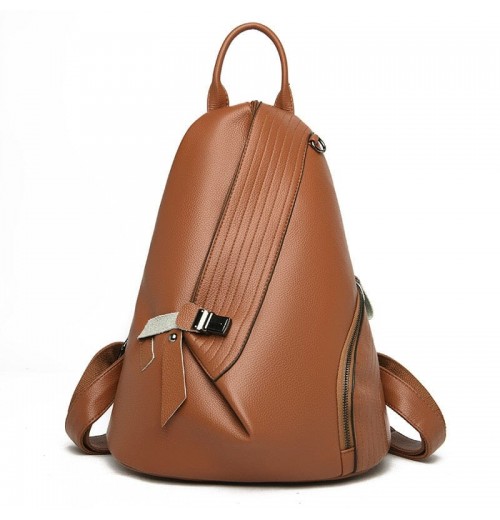 Leather Triangle Backpack ERIN Leather Triangle Backpack ERIN