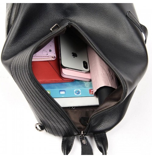 Leather Triangle Backpack ERIN Leather Triangle Backpack ERIN