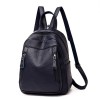 Navy Blue Leather Backpack Purse Navy Blue Leather Backpack Purse