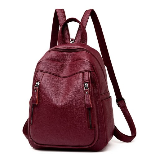 Navy Blue Leather Backpack Purse Navy Blue Leather Backpack Purse