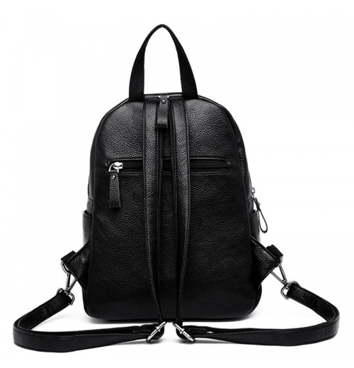 Navy Blue Leather Backpack Purse Navy Blue Leather Backpack Purse