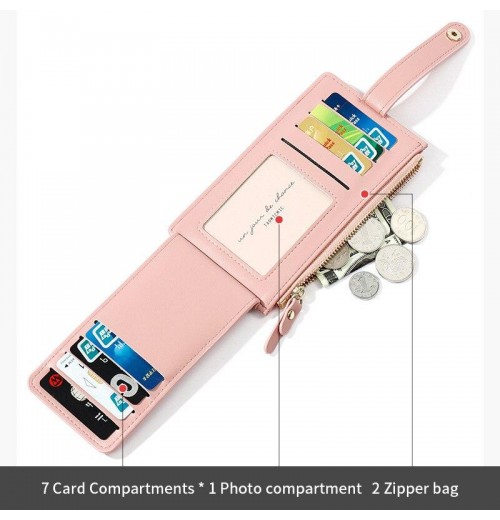 Small Zip Purse With Card Holder Small Zip Purse With Card Holder