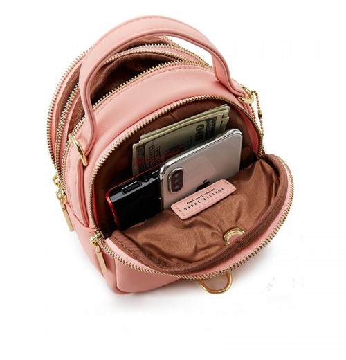 Double Zipper Backpack ERIN Double Zipper Backpack ERIN