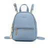 Leather Zip Top Backpack Purse Leather Zip Top Backpack Purse