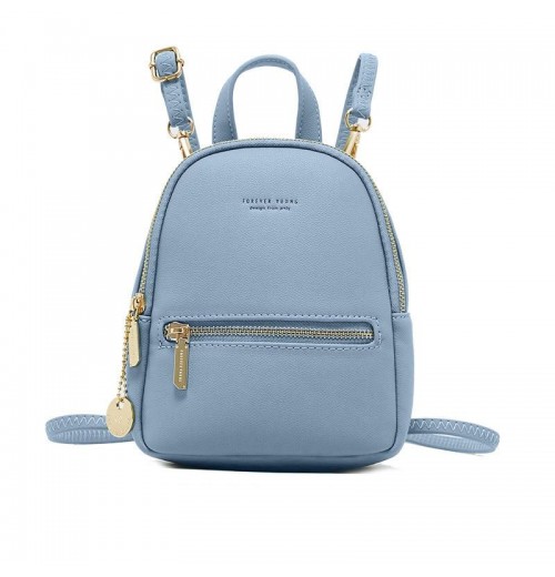 Leather Zip Top Backpack Purse Leather Zip Top Backpack Purse