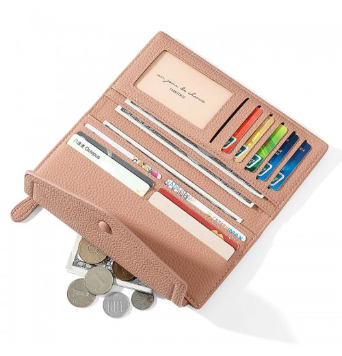 Women's Leather Trifold Organizer Wallet Women's Leather Trifold Organizer Wallet