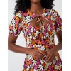 Tie Neck Fit And Flare Dress Tie Neck Fit And Flare Dress