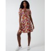 Tie Neck Fit And Flare Dress Tie Neck Fit And Flare Dress
