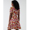 Tie Neck Fit And Flare Dress Tie Neck Fit And Flare Dress