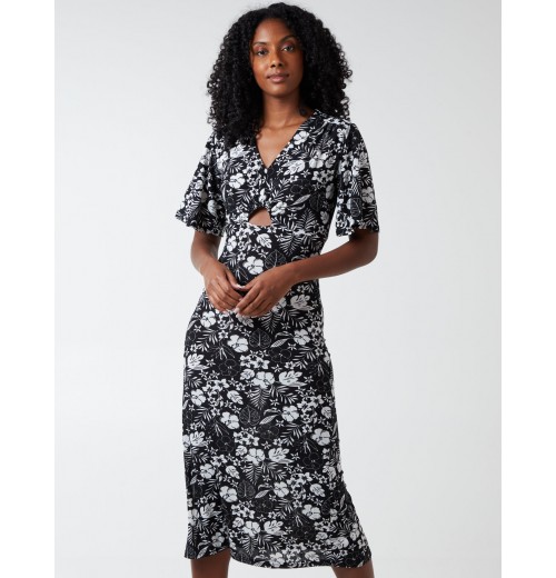 Cut Out Midi Dress Cut Out Midi Dress