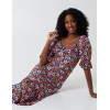 Sweetheart Neckline 3/4 Sleeve Midi Dress Sweetheart Neckline 3/4 Sleeve Midi Dress