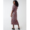 Sweetheart Neckline 3/4 Sleeve Midi Dress Sweetheart Neckline 3/4 Sleeve Midi Dress