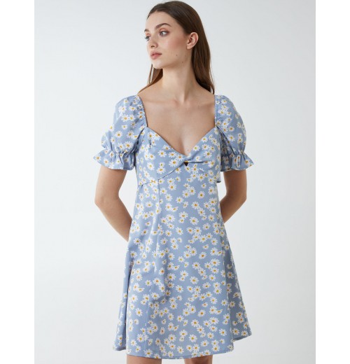 Twist Front Fit & Flare Dress Twist Front Fit & Flare Dress