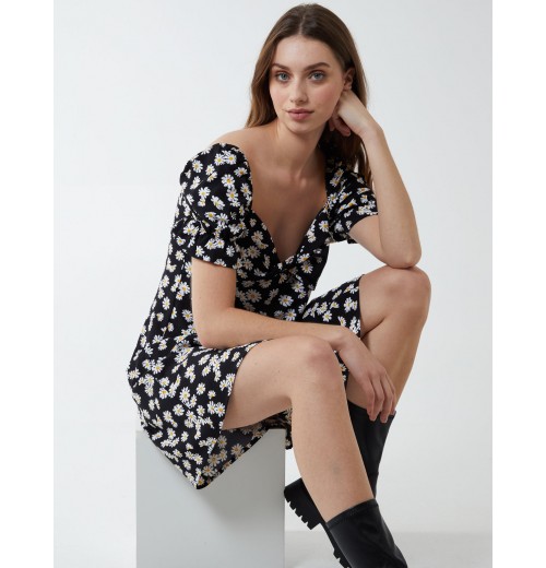 Twist Front Fit & Flare Dress Twist Front Fit & Flare Dress