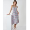 Twist Front Floral Print Midi Dress Twist Front Floral Print Midi Dress