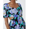 Floral Sweetheart Cut Out Dress Floral Sweetheart Cut Out Dress