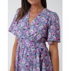 Floral Angel Sleeve Midi Dress Floral Angel Sleeve Midi Dress