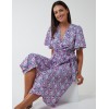 Floral Angel Sleeve Midi Dress Floral Angel Sleeve Midi Dress