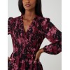 Shirred Bust Wrap Midi Dress Shirred Bust Wrap Midi Dress