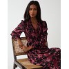 Shirred Bust Wrap Midi Dress Shirred Bust Wrap Midi Dress