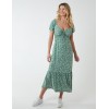 Shirred Sweetheart Midi Dress Shirred Sweetheart Midi Dress