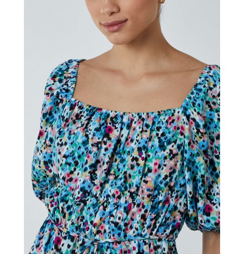 Square Neck Puff Sleeve Mini Dress Square Neck Puff Sleeve Mini Dress