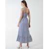 Striped High Low Tiered Dress Striped High Low Tiered Dress
