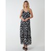 Brushed Print Wrap Dress Brushed Print Wrap Dress