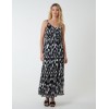 Brushed Print Wrap Dress Brushed Print Wrap Dress