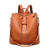 Woven Leather Convertible Backpack Woven Leather Convertible Backpack