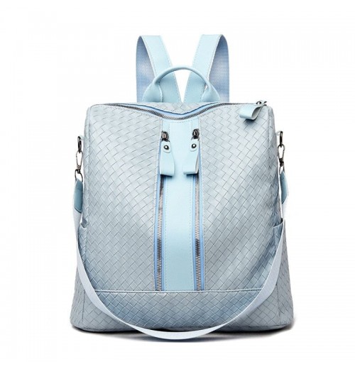 Woven Leather Convertible Backpack Woven Leather Convertible Backpack
