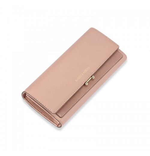 Pink Long Bifold Wallet Pink Long Bifold Wallet