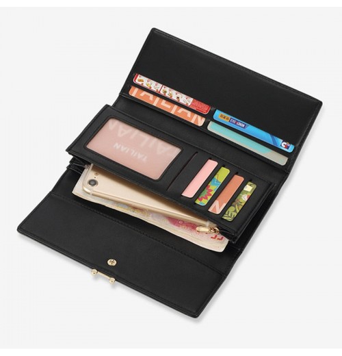 Pink Long Bifold Wallet Pink Long Bifold Wallet