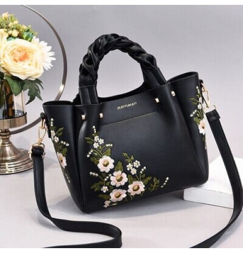 Floral Leather Crossbody Bag Floral Leather Crossbody Bag