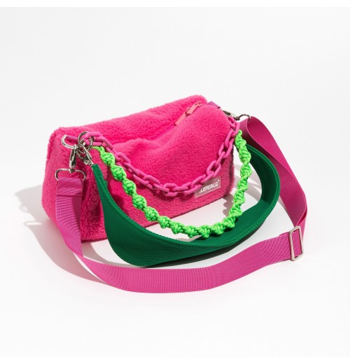 Fluffy Clutch Bag With Chain Fluffy Clutch Bag With Chain