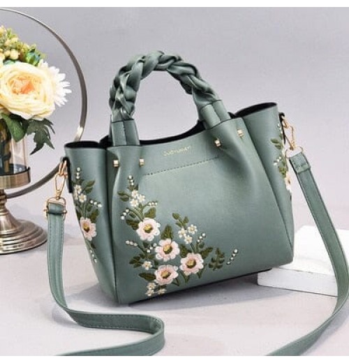 Floral Leather Crossbody Bag Floral Leather Crossbody Bag