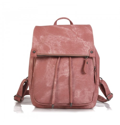 Pink Leather Backpack Purse ERIN Pink Leather Backpack Purse ERIN