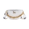 Leather Fanny Pack With Chain Leather Fanny Pack With Chain