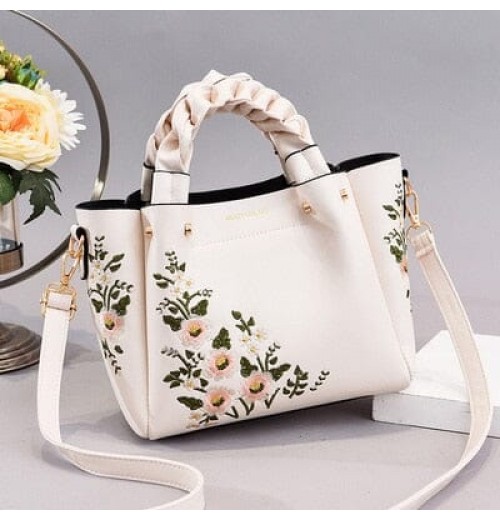 Floral Leather Crossbody Bag Floral Leather Crossbody Bag