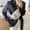 Leather Fanny Pack With Chain Leather Fanny Pack With Chain