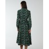 Shirt Midi Dress With Godet Hem Shirt Midi Dress With Godet Hem