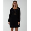 Long Sleeve Pleated Shift Dress Long Sleeve Pleated Shift Dress